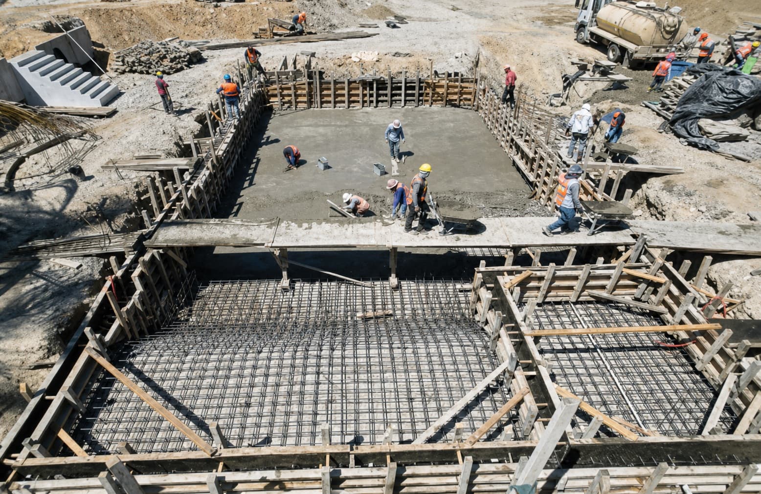 Avance de estructura en el Club de Playa CDP